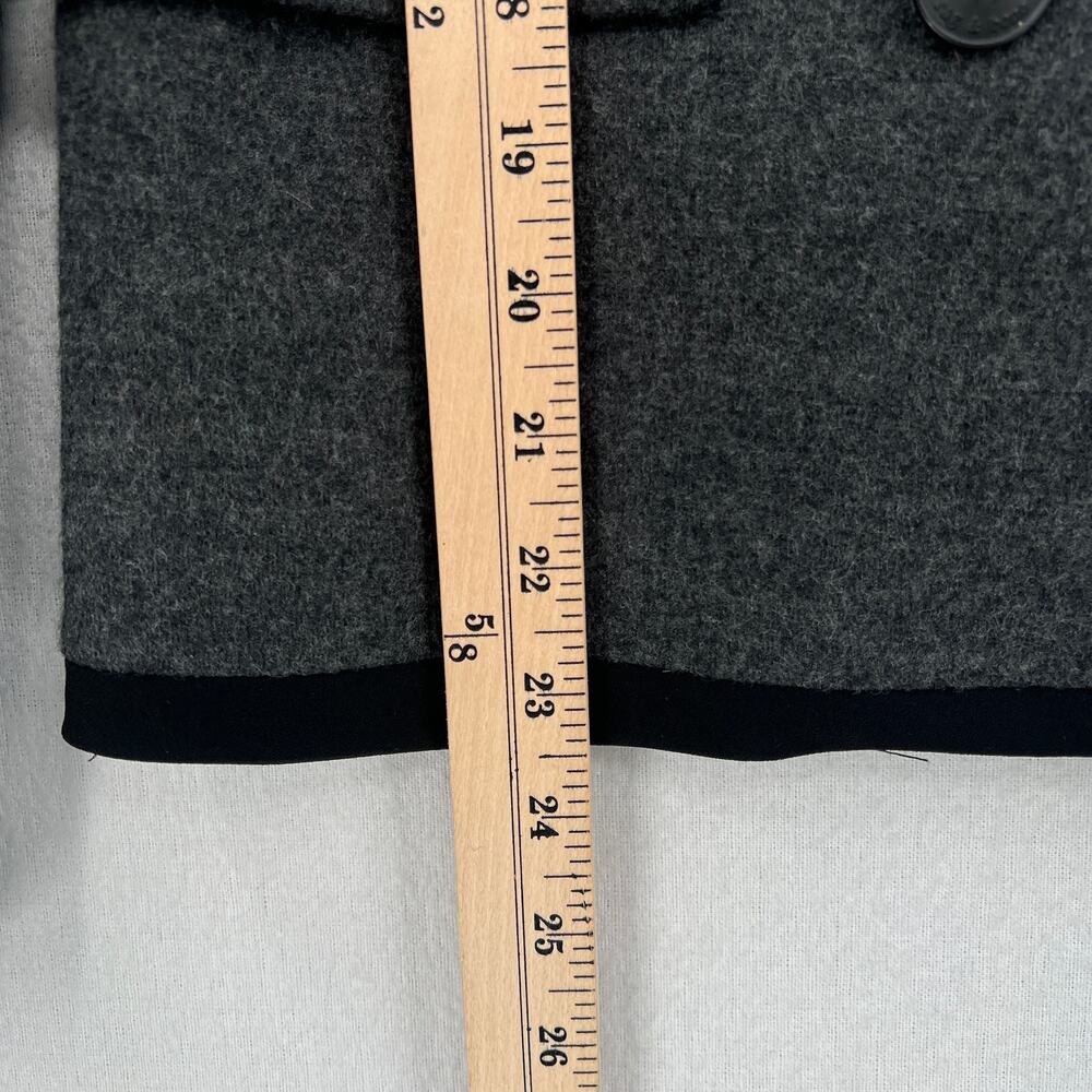 RAG AND BONE Wool Harrow Blazer Womens 2 Gray Black Trim Double Breasted Button - Picture 13 of 15